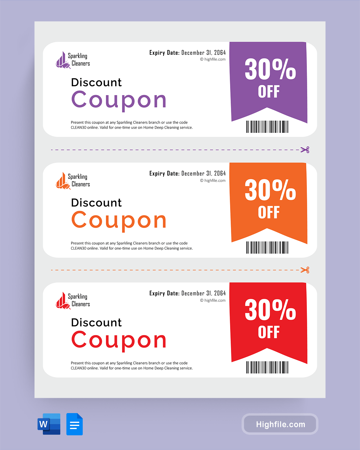Business Coupon Template - Word, Adobe Illustrator