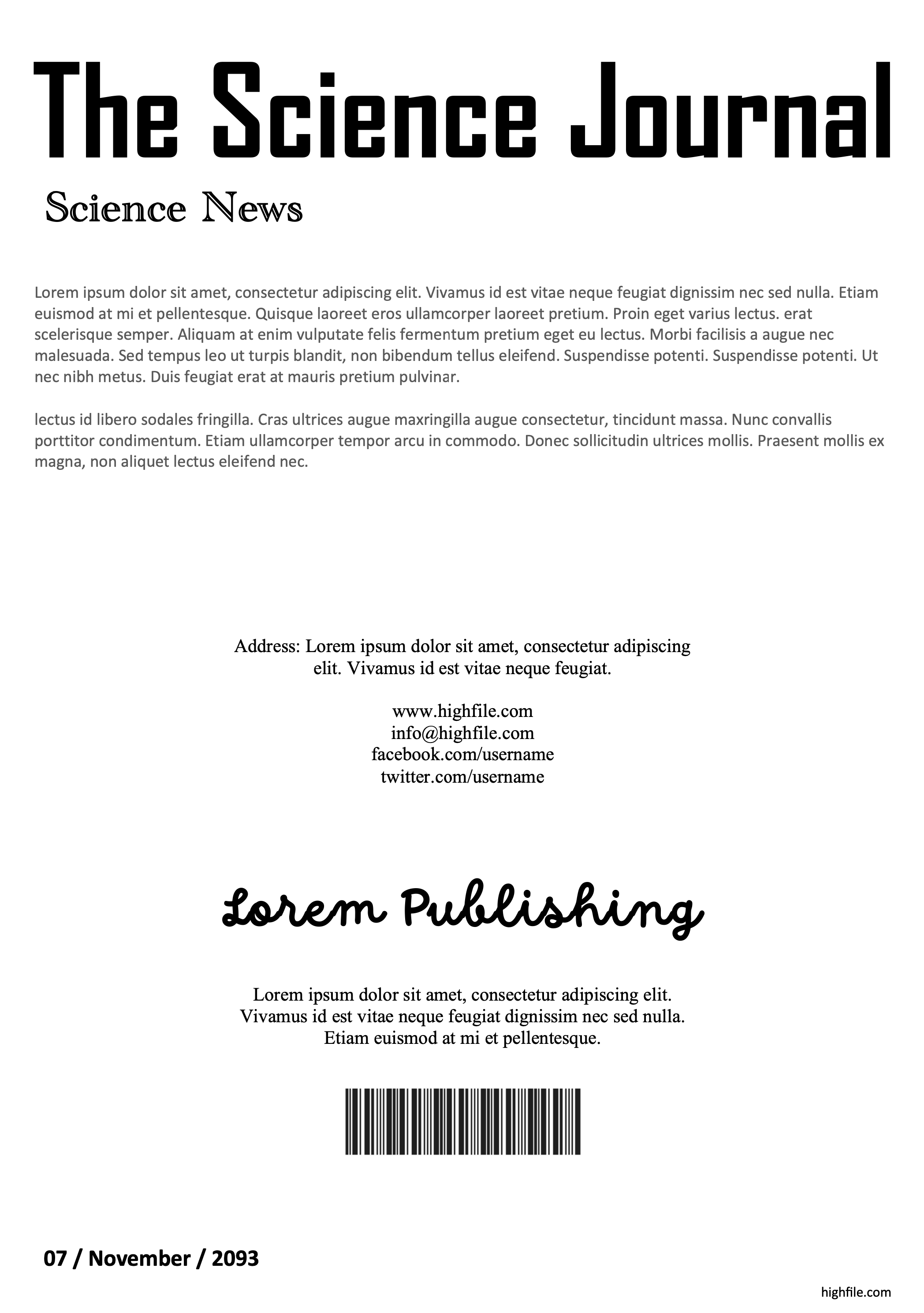 Scientific Newspaper Template - Page 14