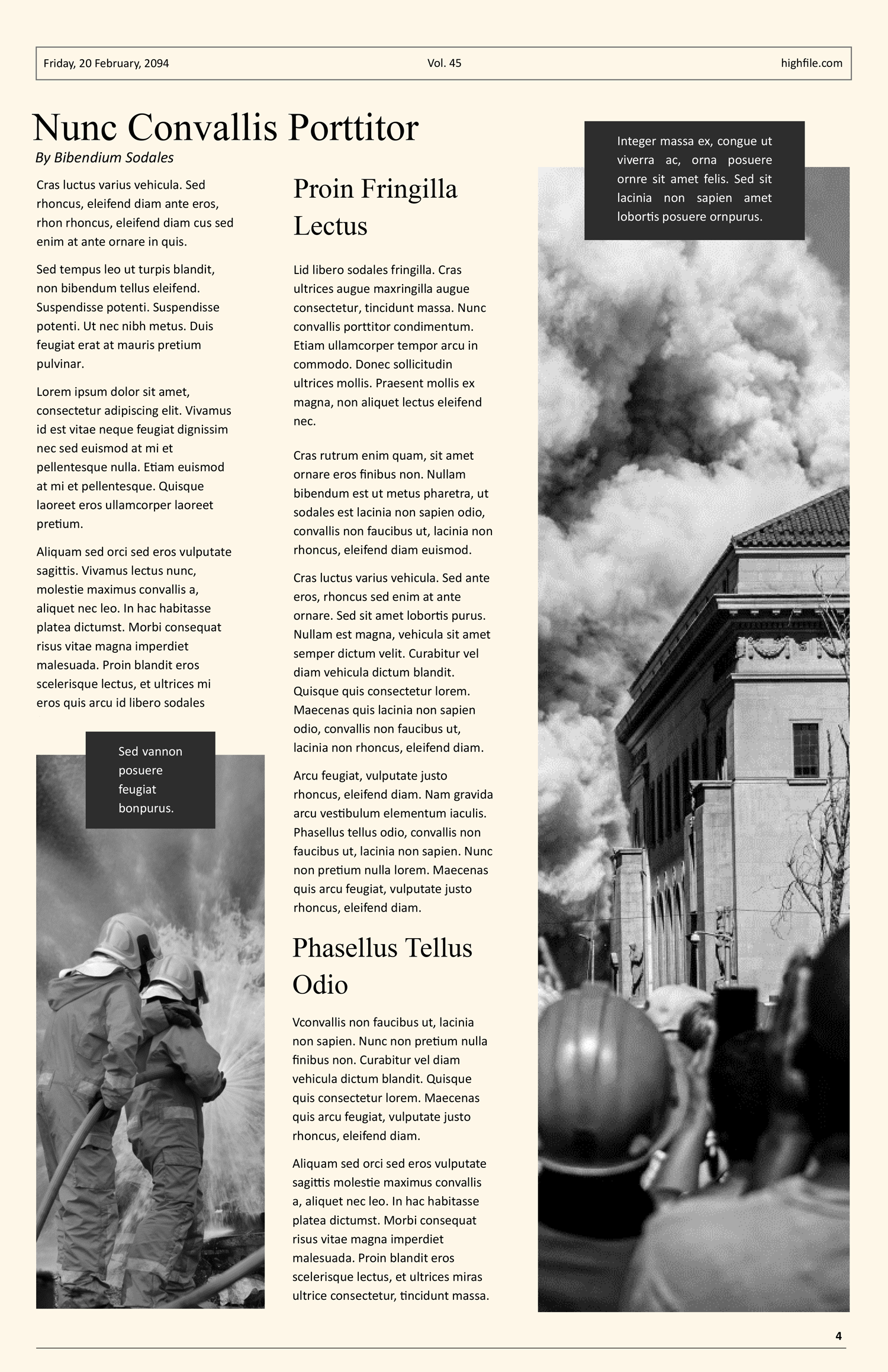 Editable Old Newspaper Template - Page 04