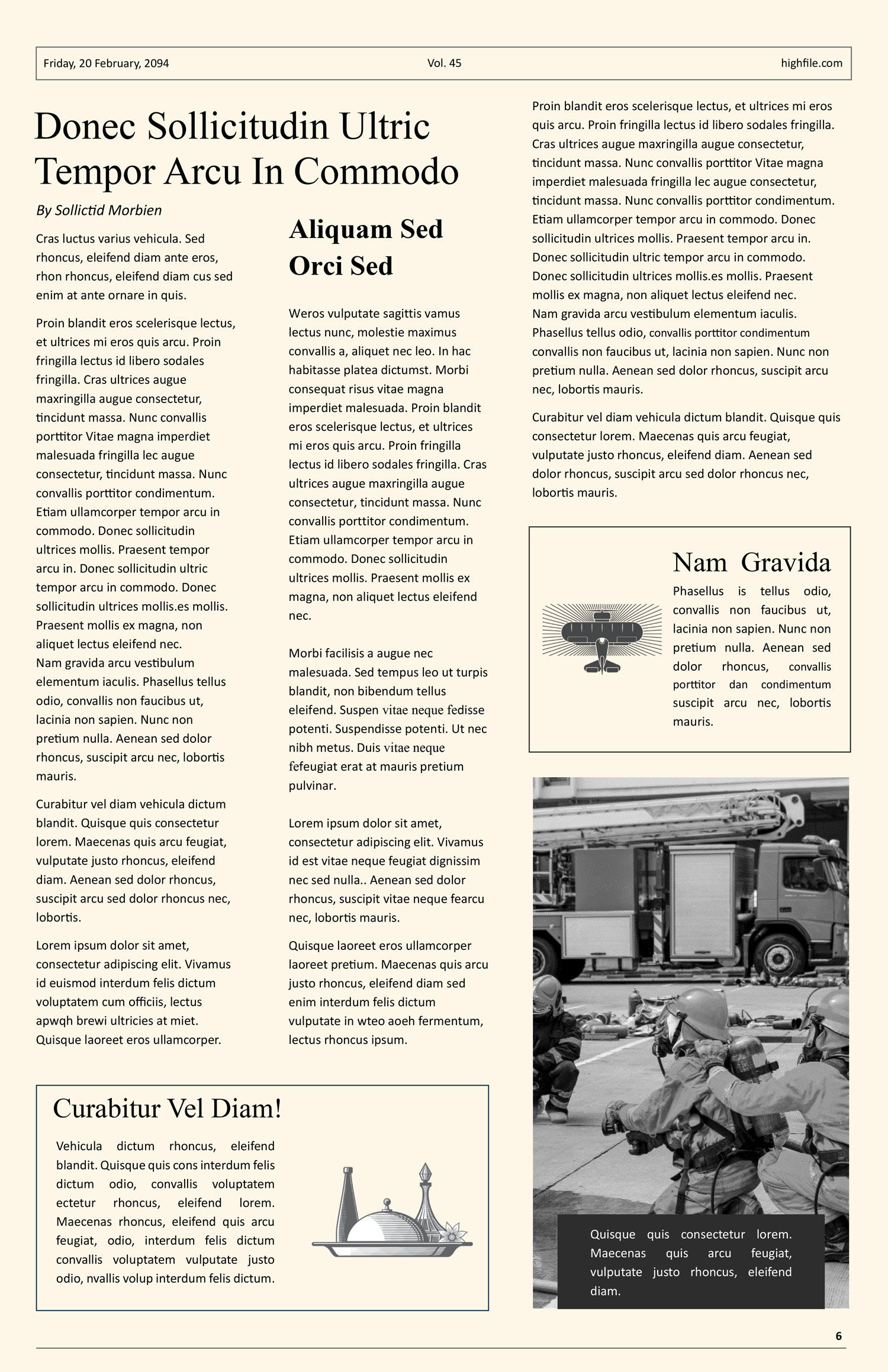 Editable Old Newspaper Template - Page 06