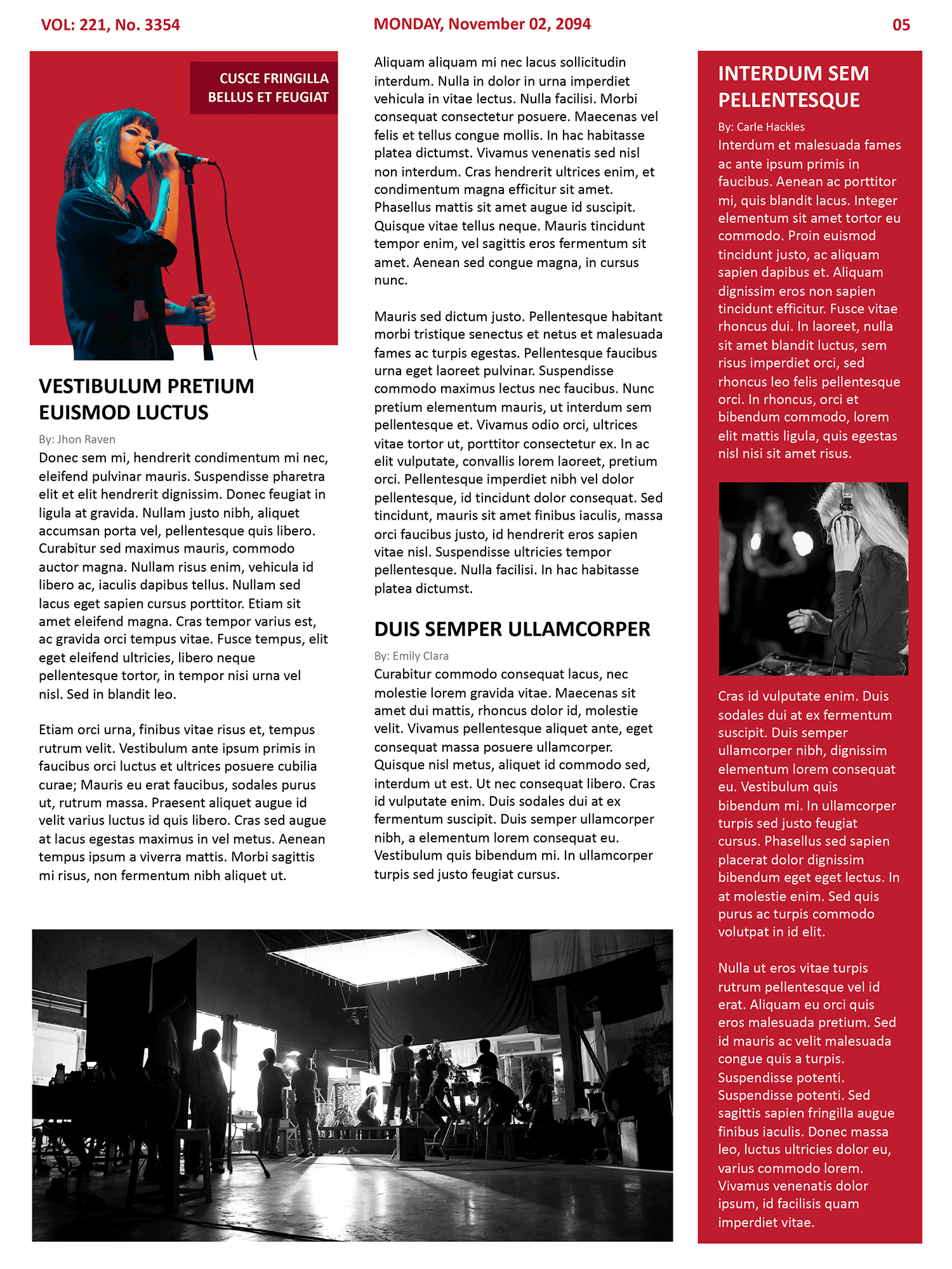 Modern Business Newspaper Template - Page 5