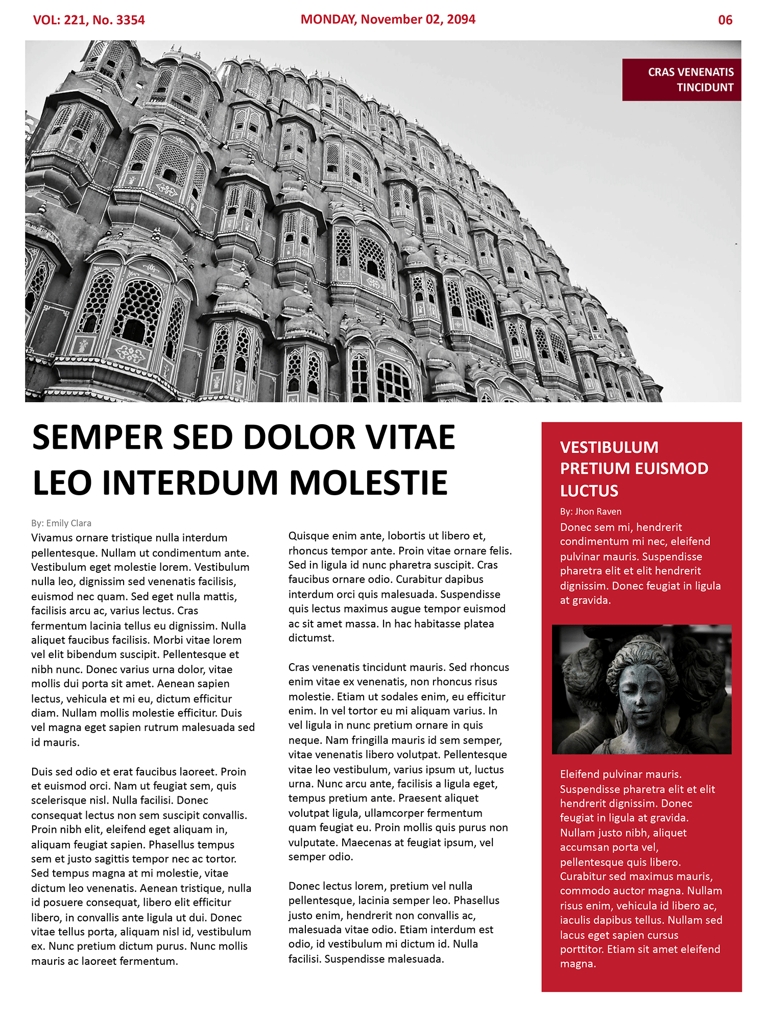 Modern Business Newspaper Template - Page 6