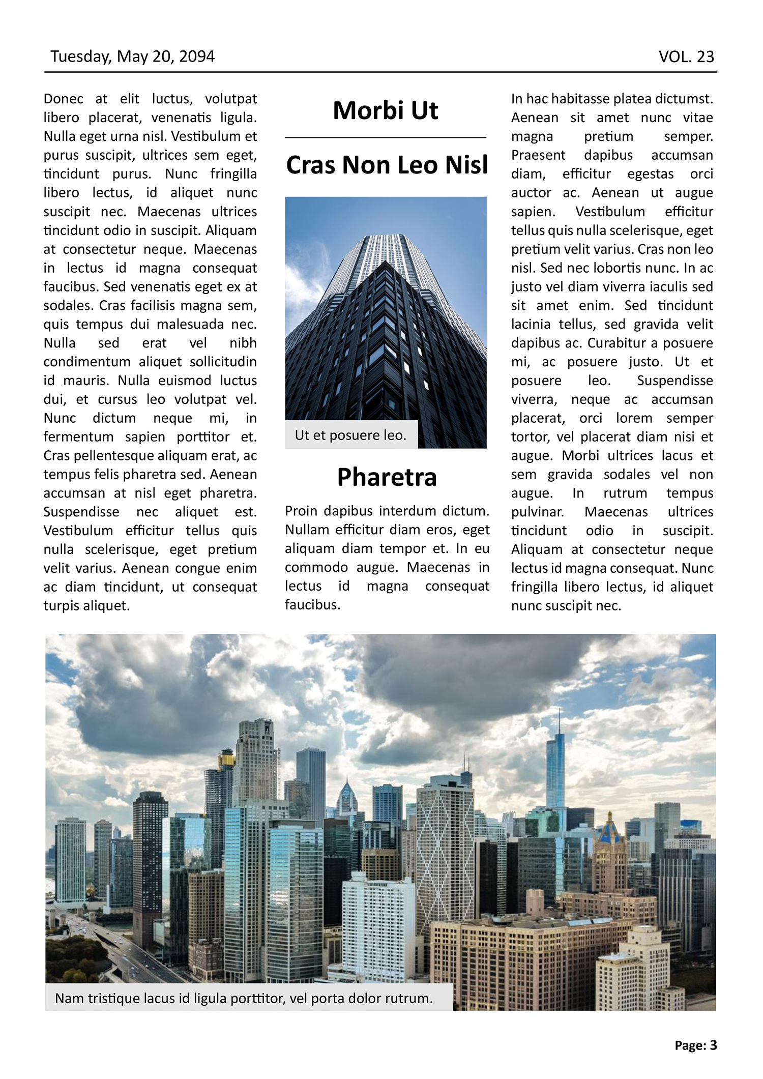 New York Times Newspaper Template - Page 03