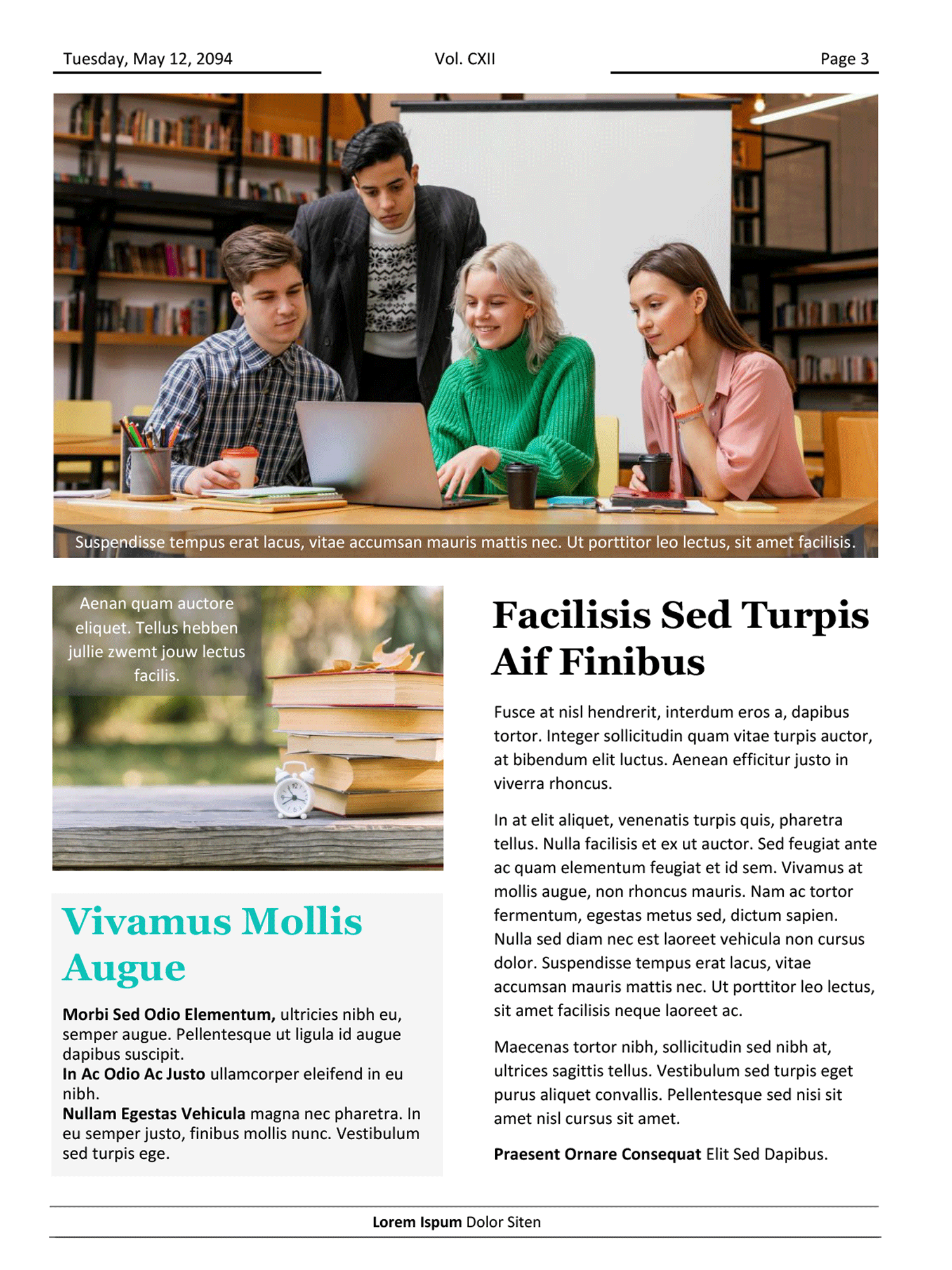 News Article Template for Students - Word, Google Docs