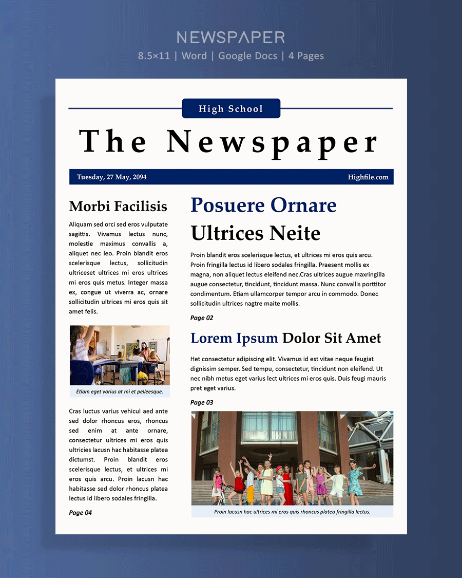 Printable Newspaper Template for Students - Word, Google Docs.png