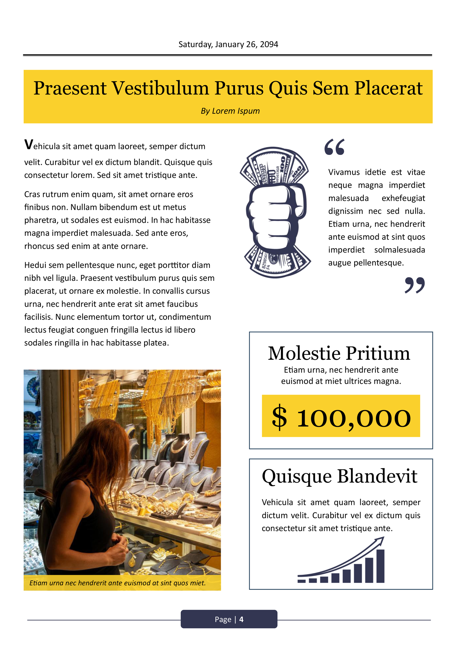 Minimal Business Newspaper Template - Page 04