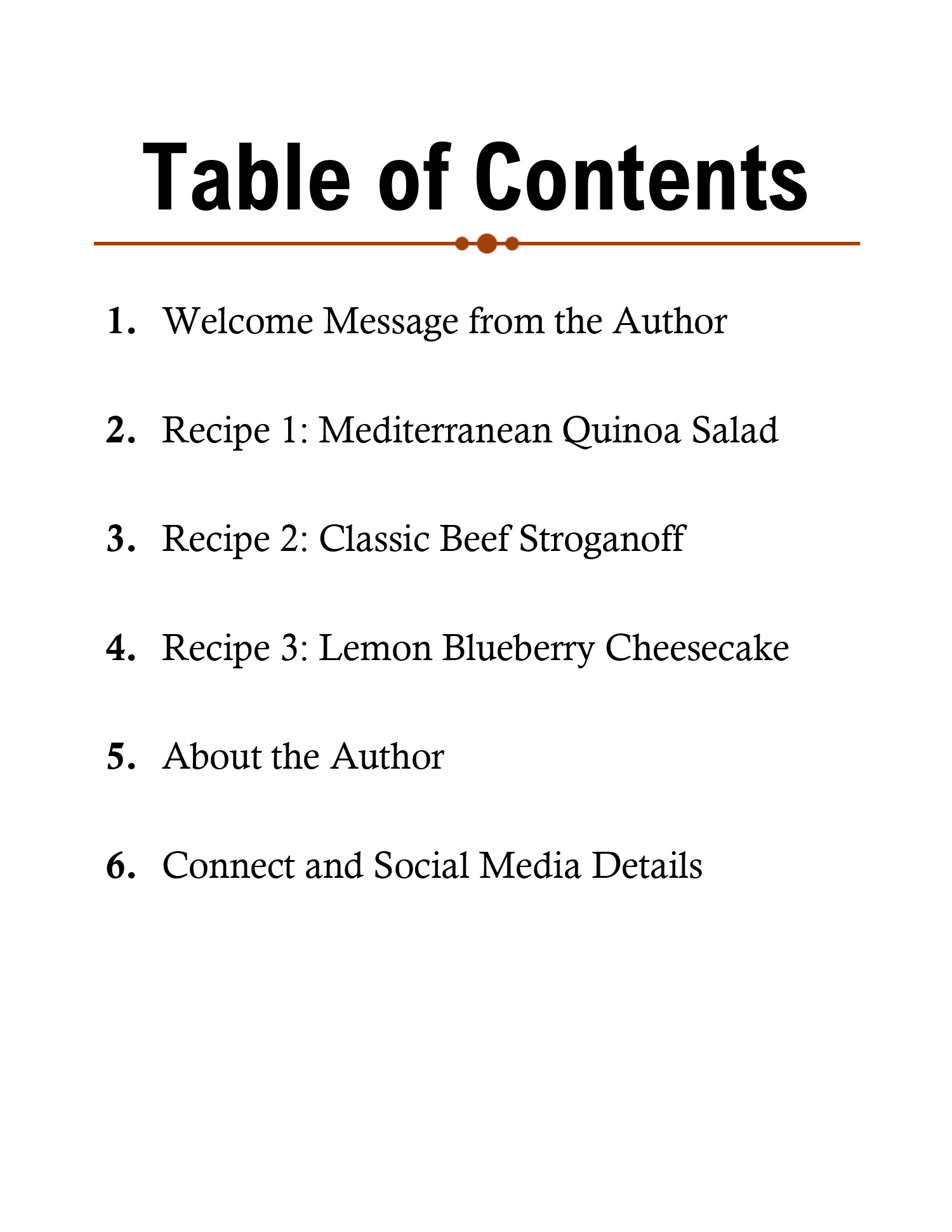 Editable Cookbook Template - Page 02