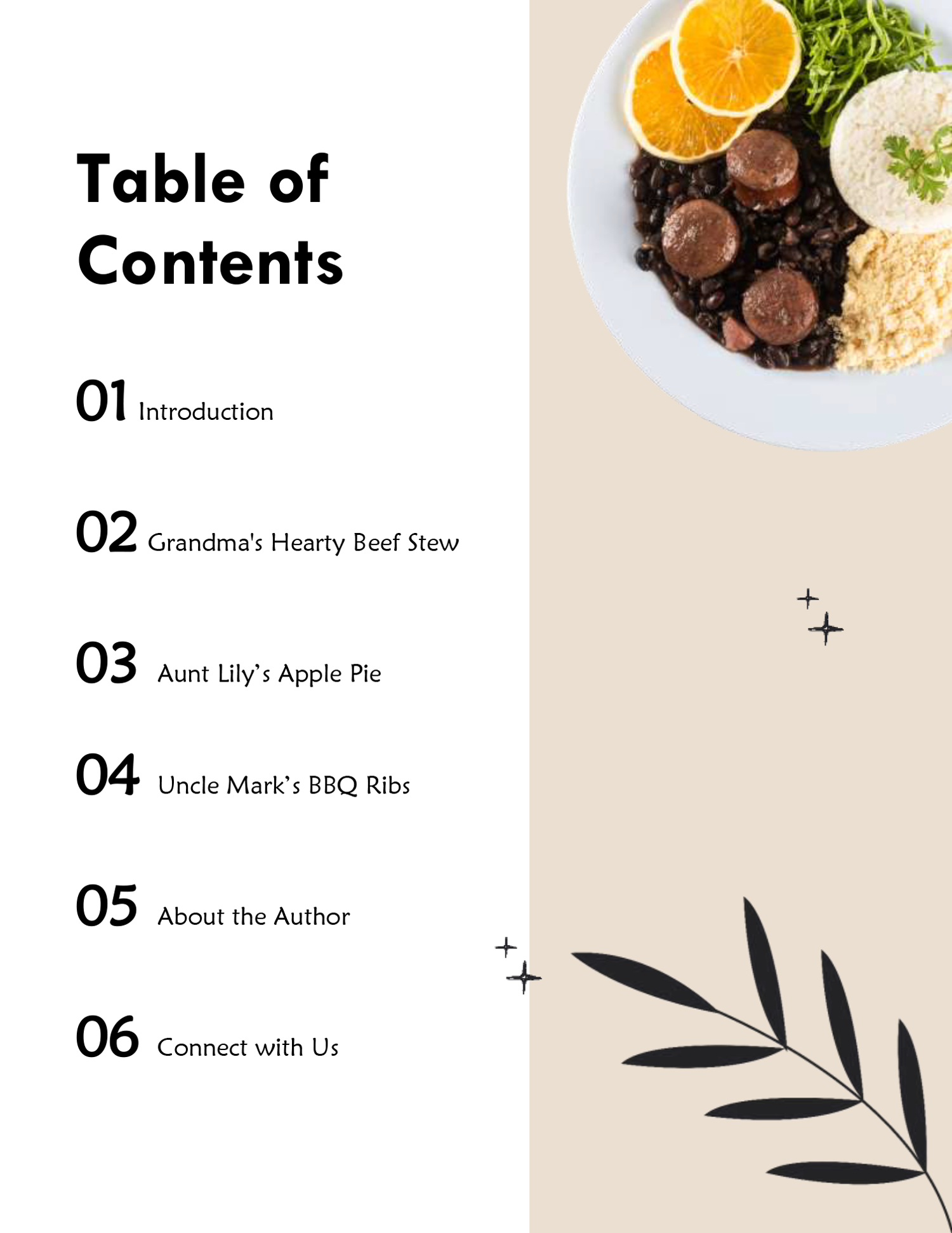 Family Recipe Cookbook Template - Page 02