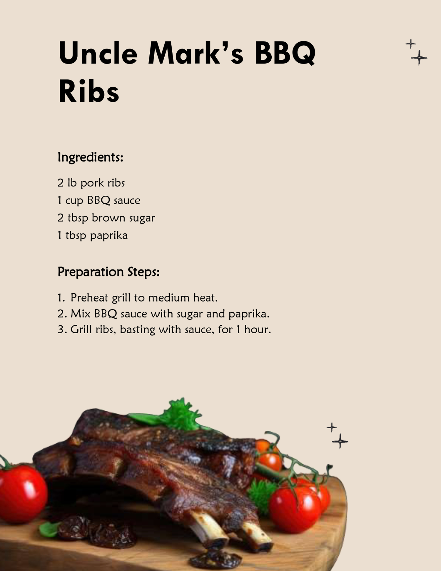 Family Recipe Cookbook Template - Page 06